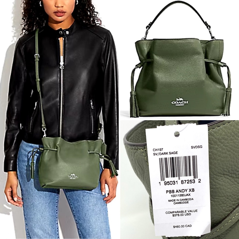 NWT Coach Andy Crossbody and Slim Card Case - Picture 11 of 12